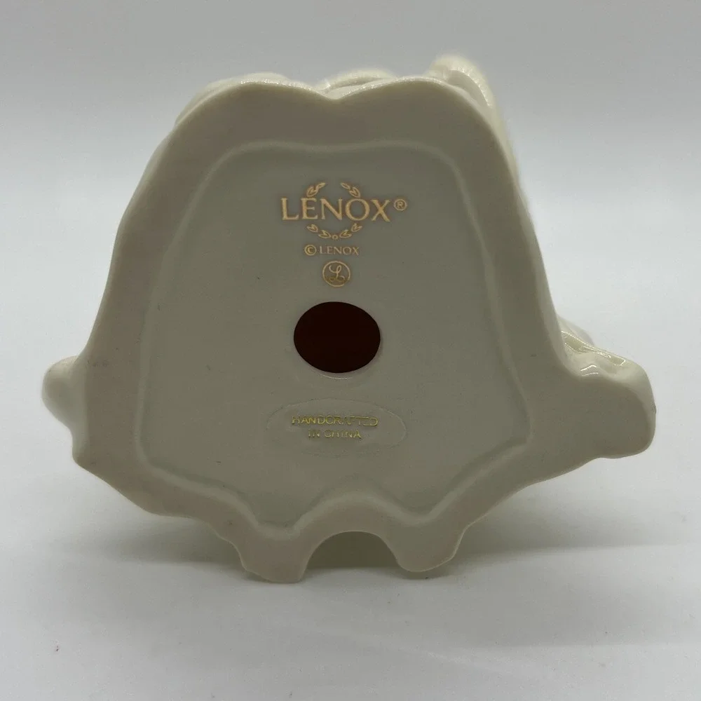 Lenox‎ Guardian Angel Playing Harp Porcelain Figurine 4 1/2